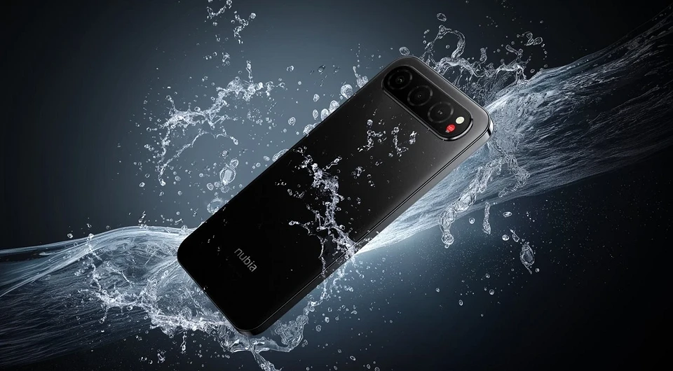 Представлен бюджетный смартфон nubia Air с защитой IP69K и рекордно тонким корпусом